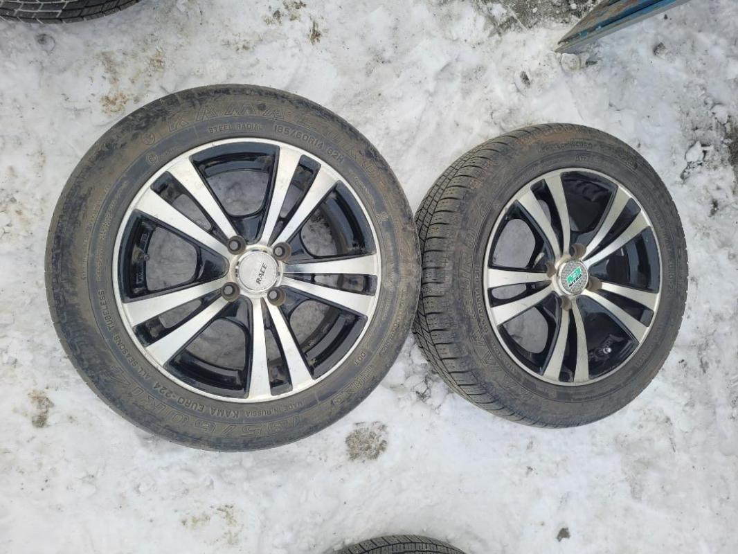продам летние шины на литых дисках р 14 стояли на приоре - Орск