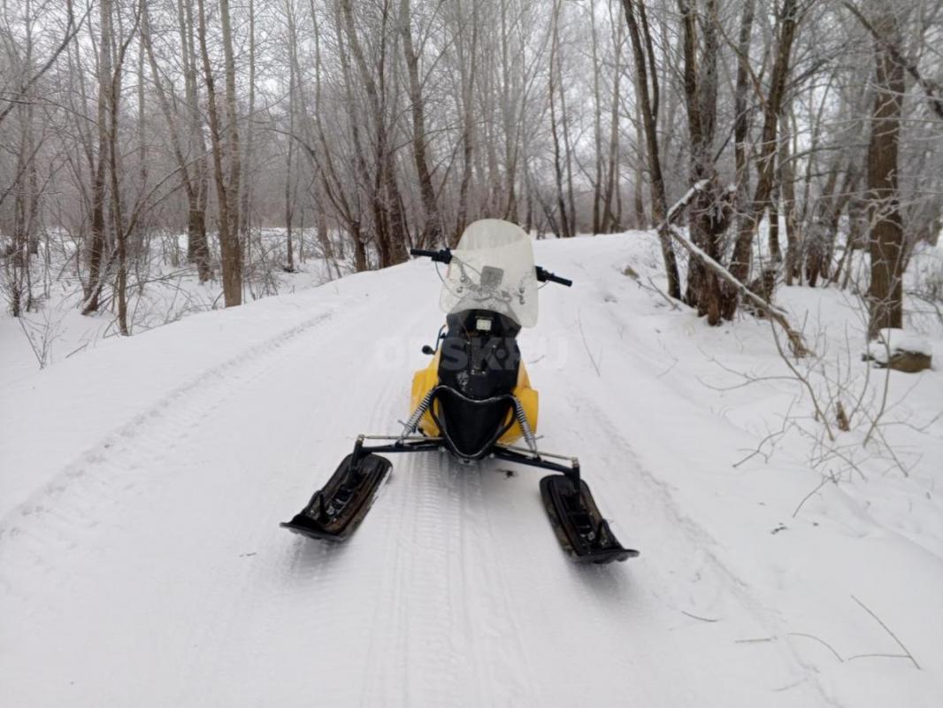 Продам снегоход альфа long 3, состояние отличное электростартер подогрев четырехтактный двигатель - Орск