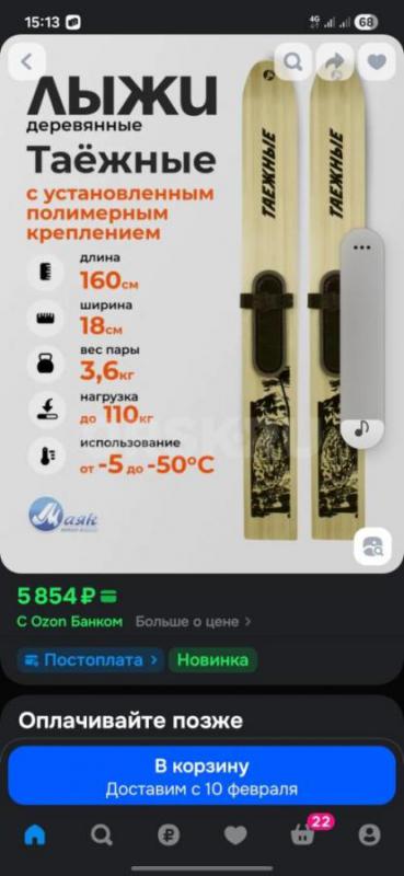 Продам лыжи охотничьи. - Орск