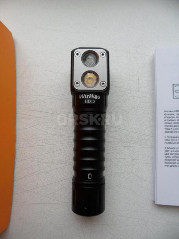 Новый проверенный и протестированный оригинальный фонарь Wurkkos HD15 нейтрального белого света (500 - Новотроицк