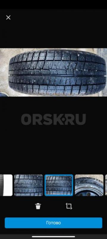 Продам  комплект зимней резины (без дисков)  Bridgestone Blizzak Revo GZ  липучка195/60 R15 - Орск