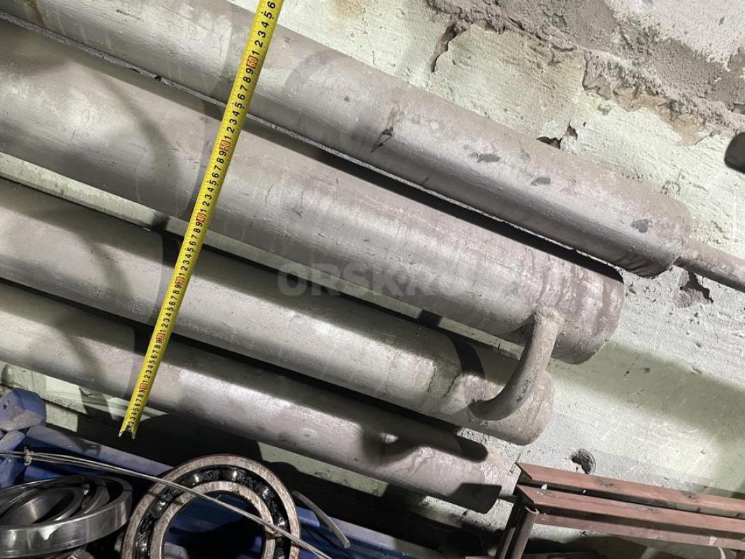 Продам Б/У  водные регистры  системы отопления длинна  ф100-4х0,7м  5шт     ф70 -280х0,7м 1шт 
цена - Бузулук