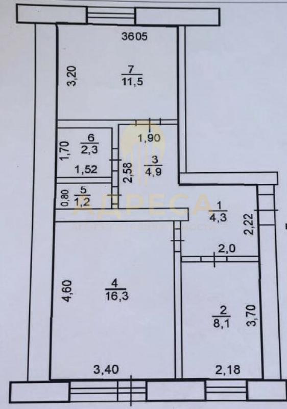ПРЕДЛАГАЕМ ВАШЕМУ ВНИМАНИЮ ПРОСТОРНУЮ И УЮТНУЮ ДВУХКОМНАТНУЮ  КВАРТИРУ, В КИРПИЧНОМ ДОМЕ! - Оренбург