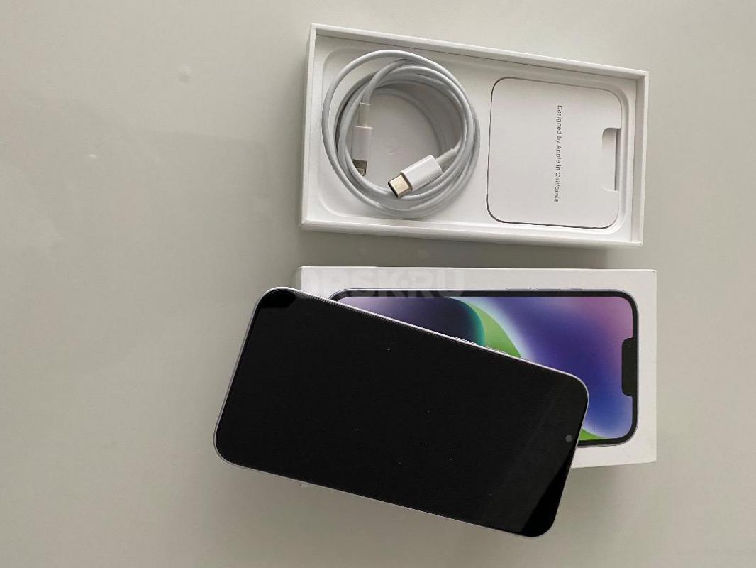Продам Ihone 14 128 GB Purple sim+esim . - Орск