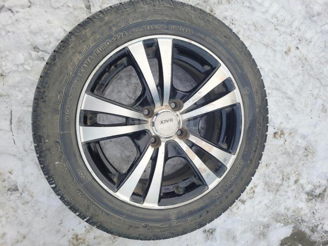 продам летние шины на литых дисках р 14 стояли на приоре - Орск