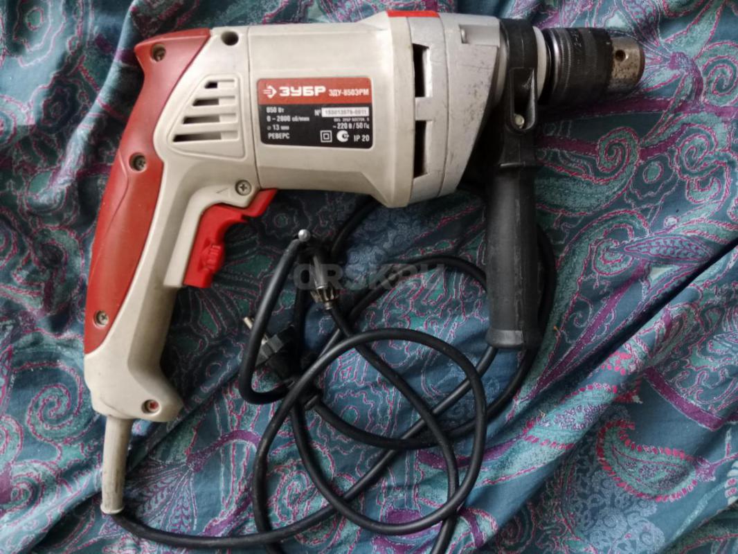 Ударная дрель Зубр 850вт отл.сост 3000р,Калорифер ЭКМ-20 передвижной на колесах 380в нужна диагности - Орск