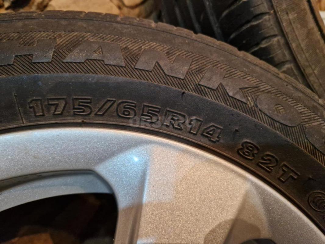 Продам летние колеса на литье от Хендай Гейтц HANKOOK 175/65/14 4x100 ET46 DIA54.1 - Орск