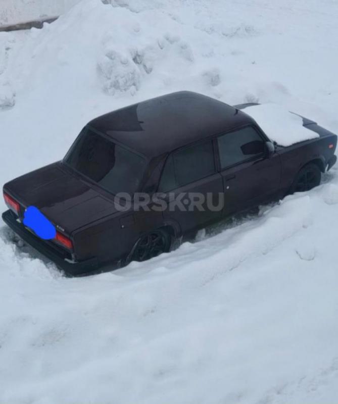 Ваз 2107 на ходу. - Орск