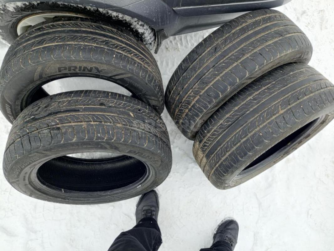 Продам летние шины практически без износа 205/55 R16  4штуки.... - Гай
