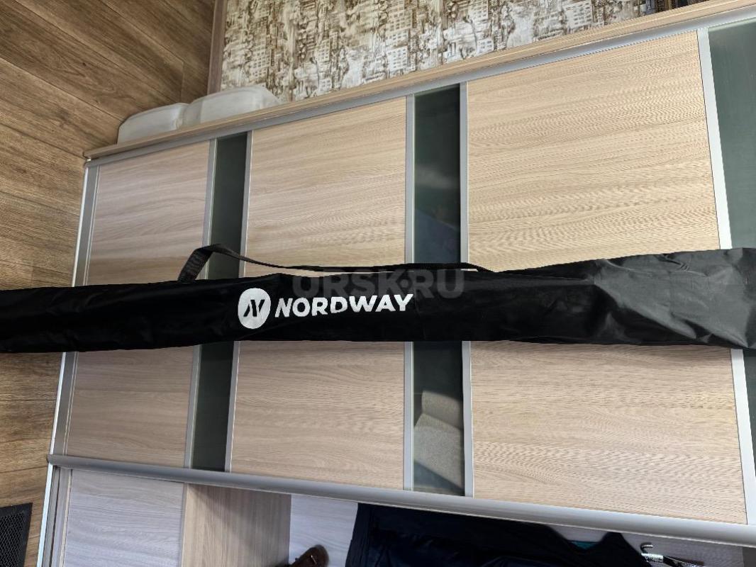 Лыжи беговые, палки с ботинками, чехол. - Орск