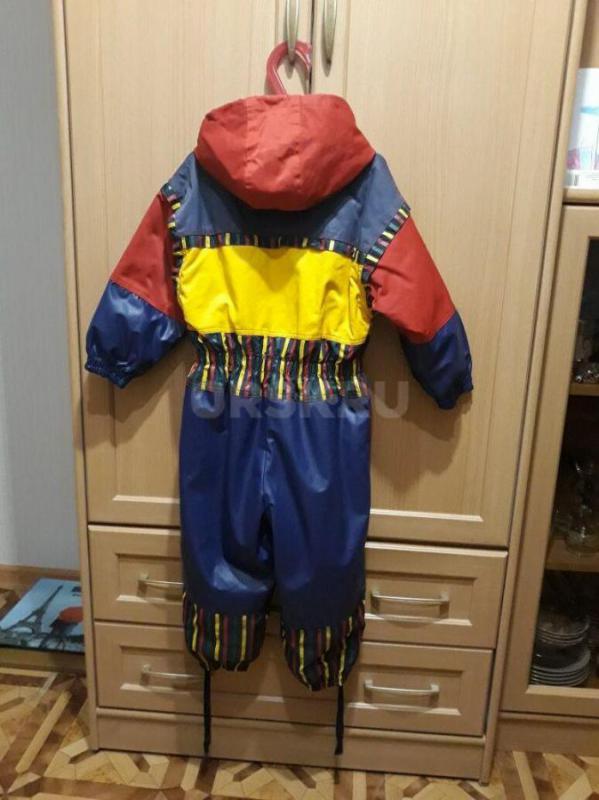 Демисезонный комбинезон р.100, непромокаемый в отличном состоянии - Орск