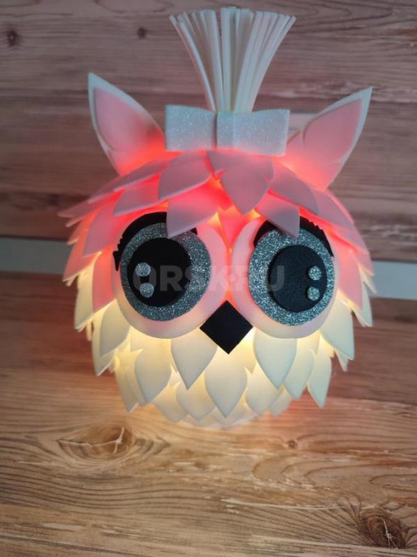 Милые и забавные совушки-светильники ручной работы,ждут своего хозяина. - Орск