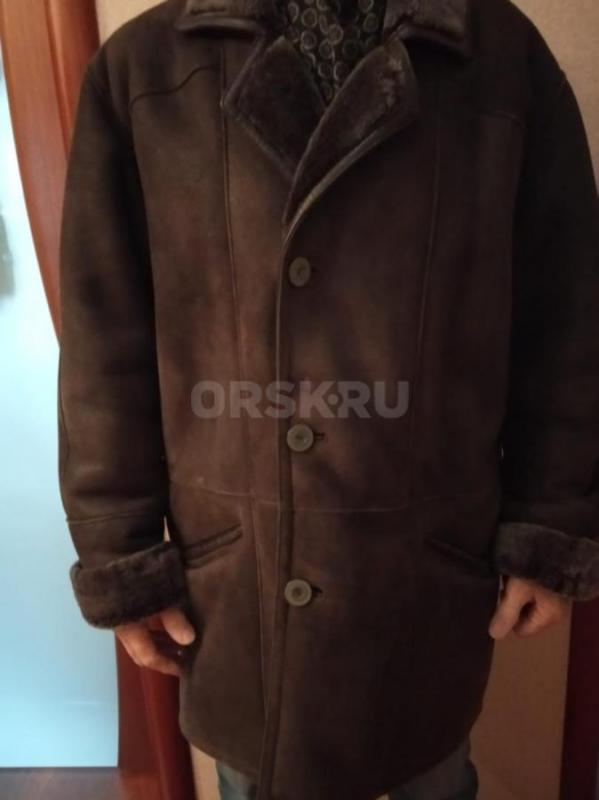 продам мужскую дубленку из натуральной кожи 54-56 размера,производство Турция - Орск