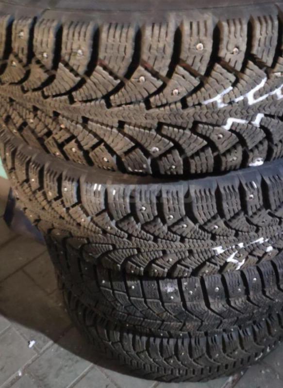 Продам 175/70/R13, зимнюю резину Кама на дисках,4 колеса. - Гай