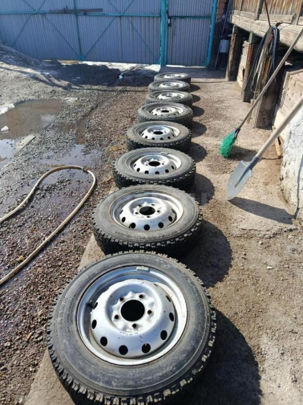 Продам колёса в сборе на ниву, 2 комплекта на штампах, зима_лето - Орск