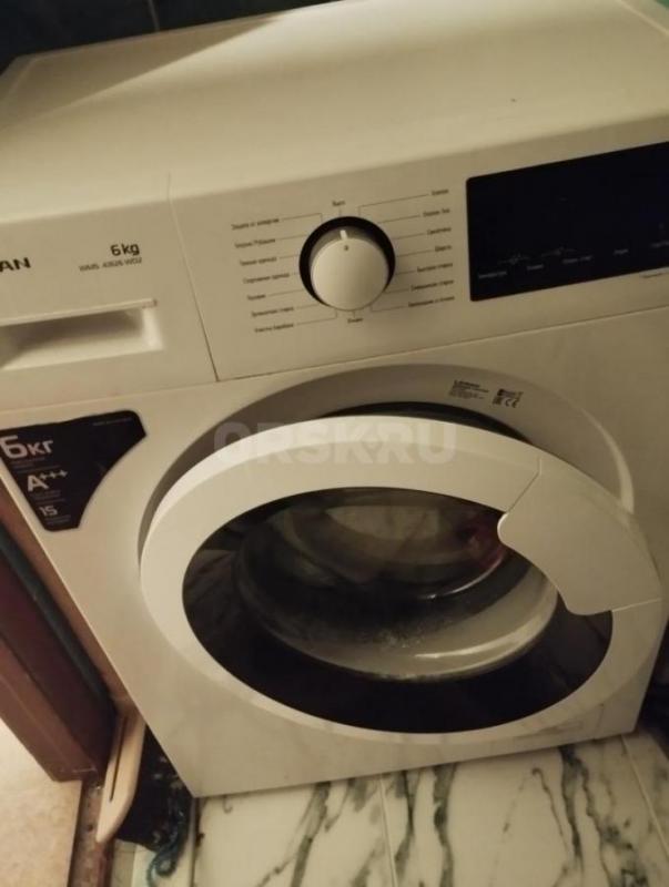Продам стиральную машину леран на 6 кг полностью рабочая, самовывоз - Орск