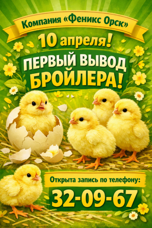 С 10 апреля — СТАРТ ПРОДАЖ в компании «ФЕНИКС»! - Орск