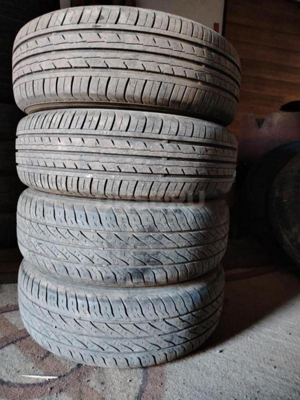 Комплект летних колёс в сборе на ВАЗ, два баллона Yokohama один сезон, два баллона Кама два сезона, - Орск