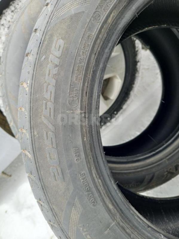 Летняя резина в хорошем состоянии 205/55 R16.   4 штуки - Гай