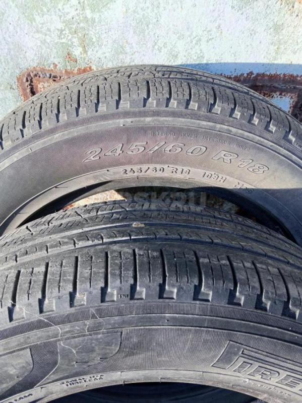 Шины летние pirelli scorpion 245/60 r18, достаточно поезженные, но еще можно на запаску, либо ездить - Орск
