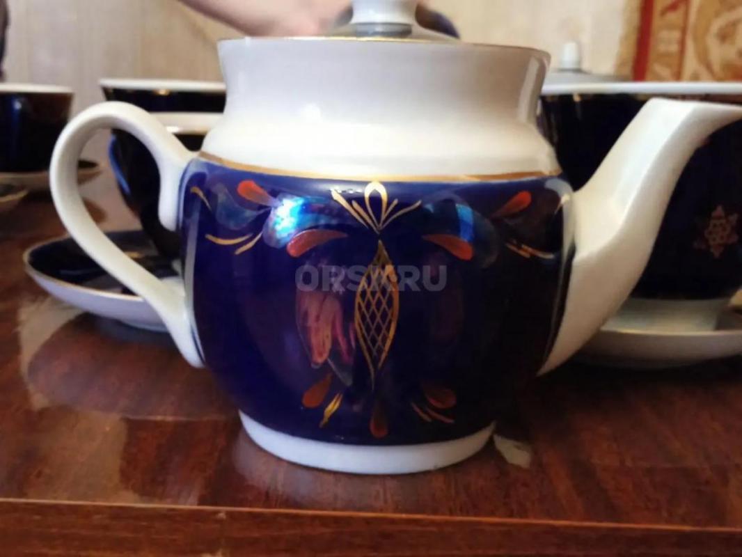 Набор чайного фарфорового сервиза. - Орск