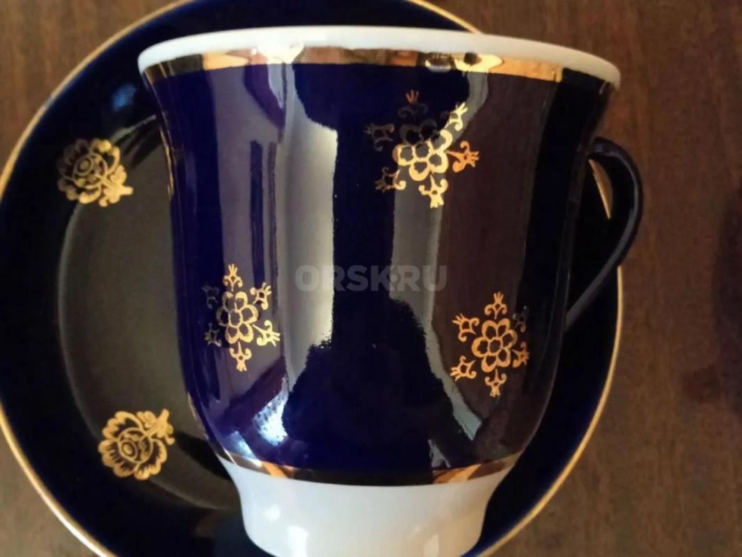 Набор чайного фарфорового сервиза. - Орск