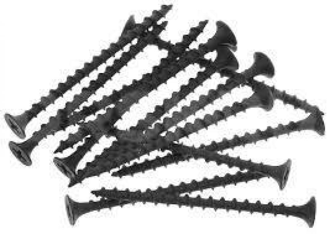 Саморезы ШСГД по дереву черные разных размеров, гвозди строительные разных размеров. - Орск