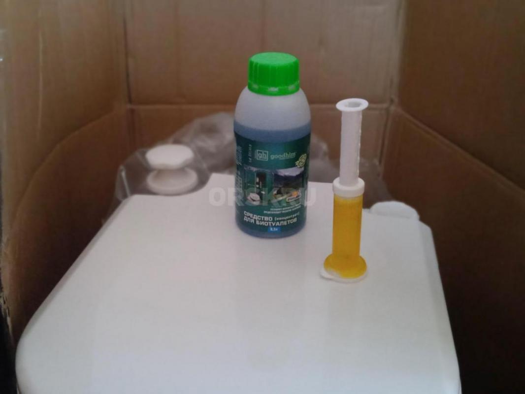 Новый биотуалет с большим баком24л и индикатором. - Орск