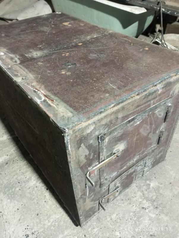 Продам печку высота 540мм ширина 520мм длина 910мм толщина металла 8мм, колосники съёмные 25тр - Орск