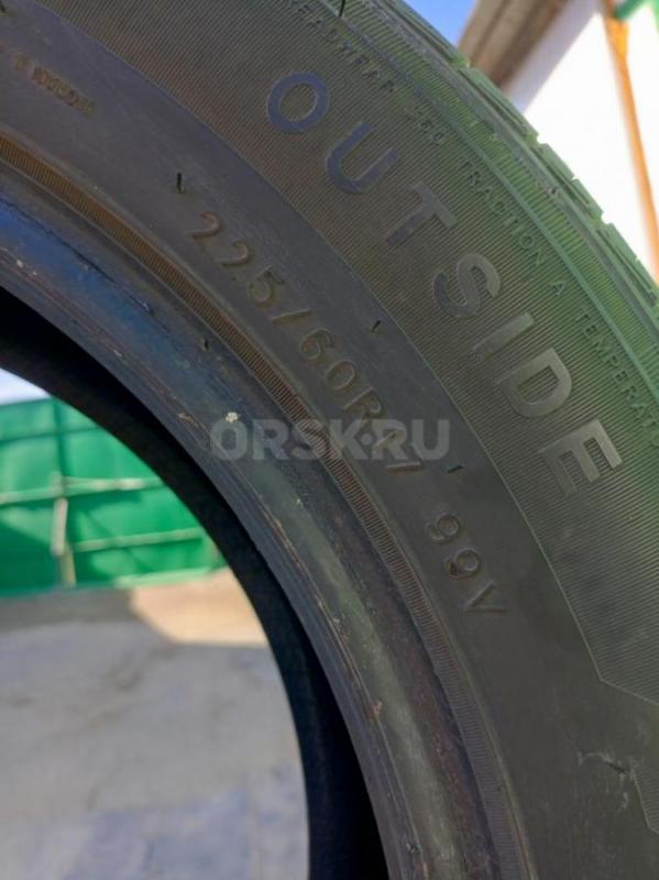 Продам летную резину SAILUN 50 неделя 2024г размер 225.60.17.состояние как новые. - Орск