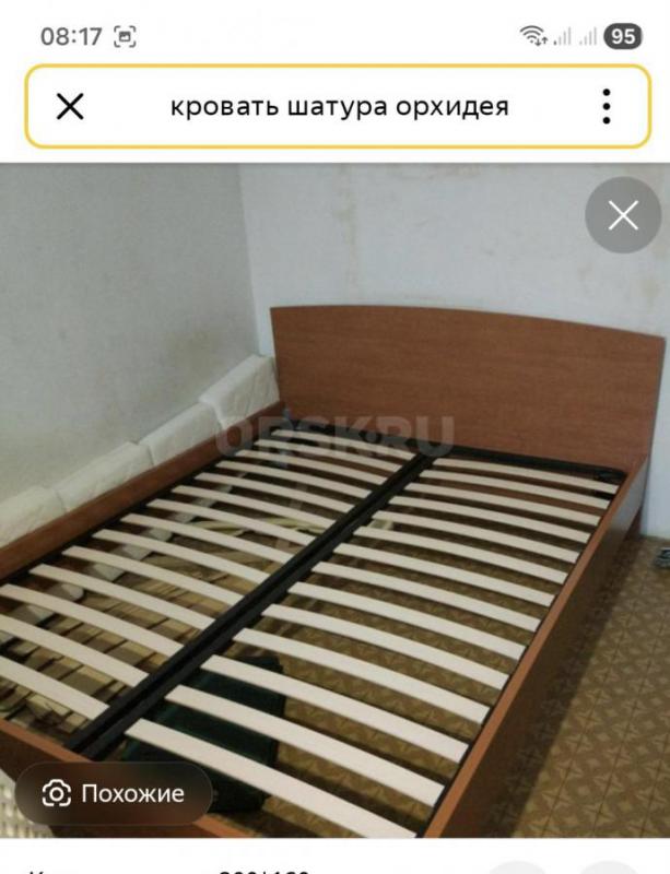 Продаётся кровать 1,5-спальная (140х200) производство мебельной фабрики Шатура. - Орск