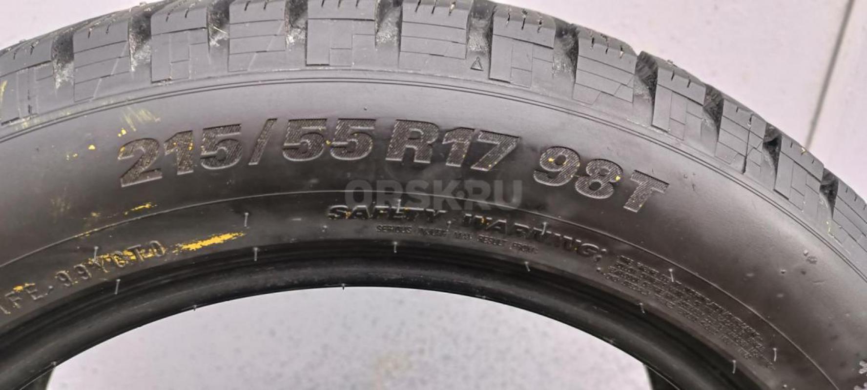 зимние шипованные шины Marshal WinterCraft Ice wi31, 215х55 R17 98T. - Орск