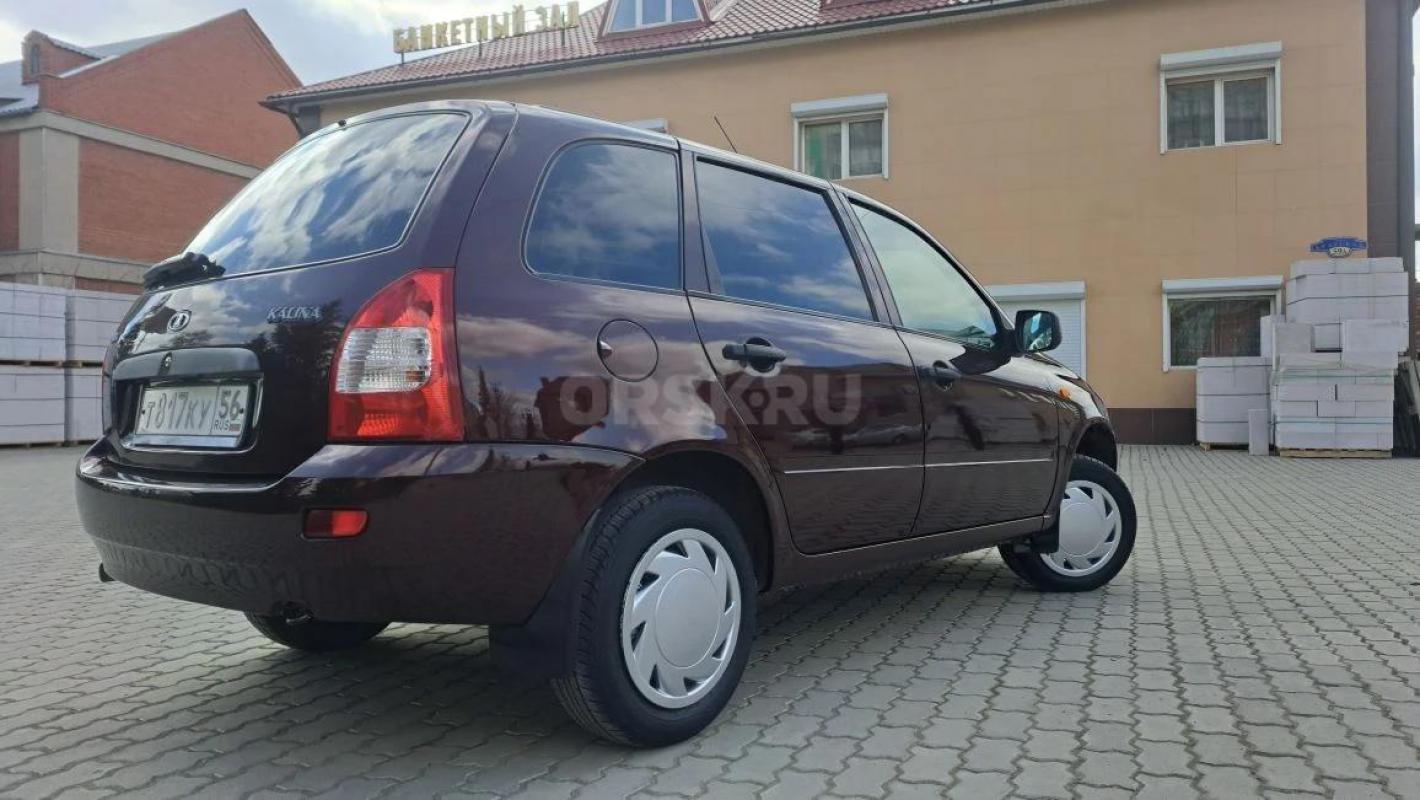 Лада Калина в прекрасном состоянии, в красивом редком цвете портвейн, без дтп и с родным пробегом вс - Орск