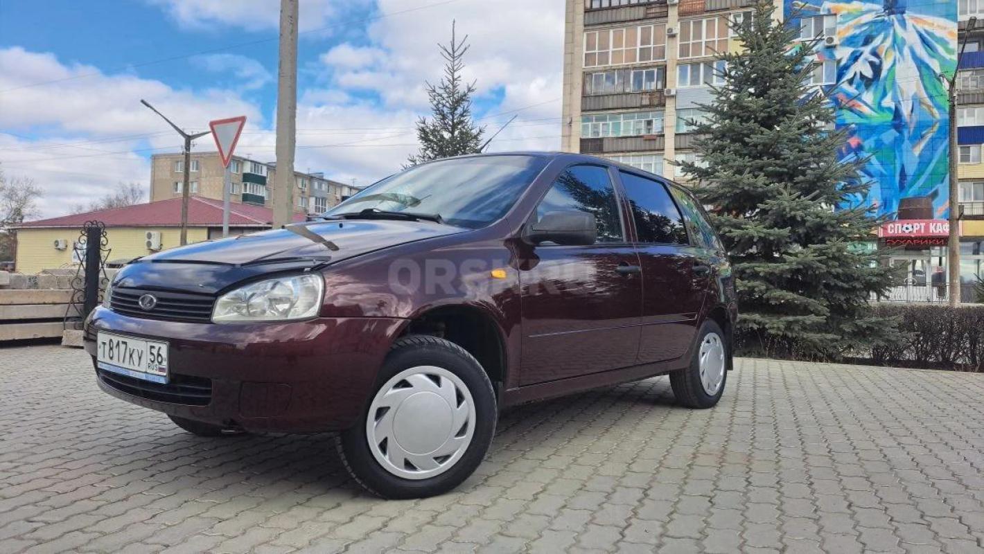 Лада Калина в прекрасном состоянии, в красивом редком цвете портвейн, без дтп и с родным пробегом вс - Орск