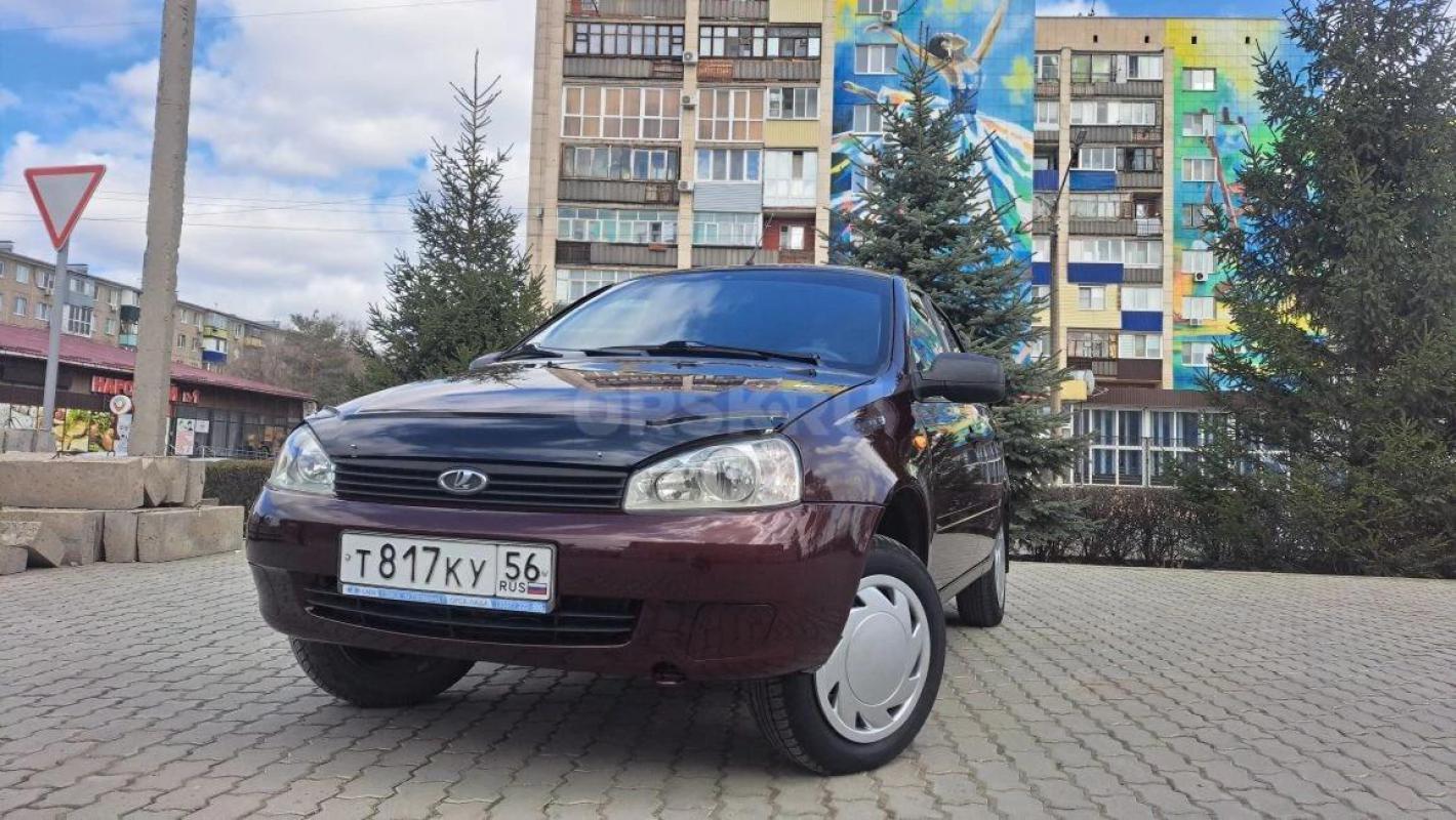 Лада Калина в прекрасном состоянии, в красивом редком цвете портвейн, без дтп и с родным пробегом вс - Орск