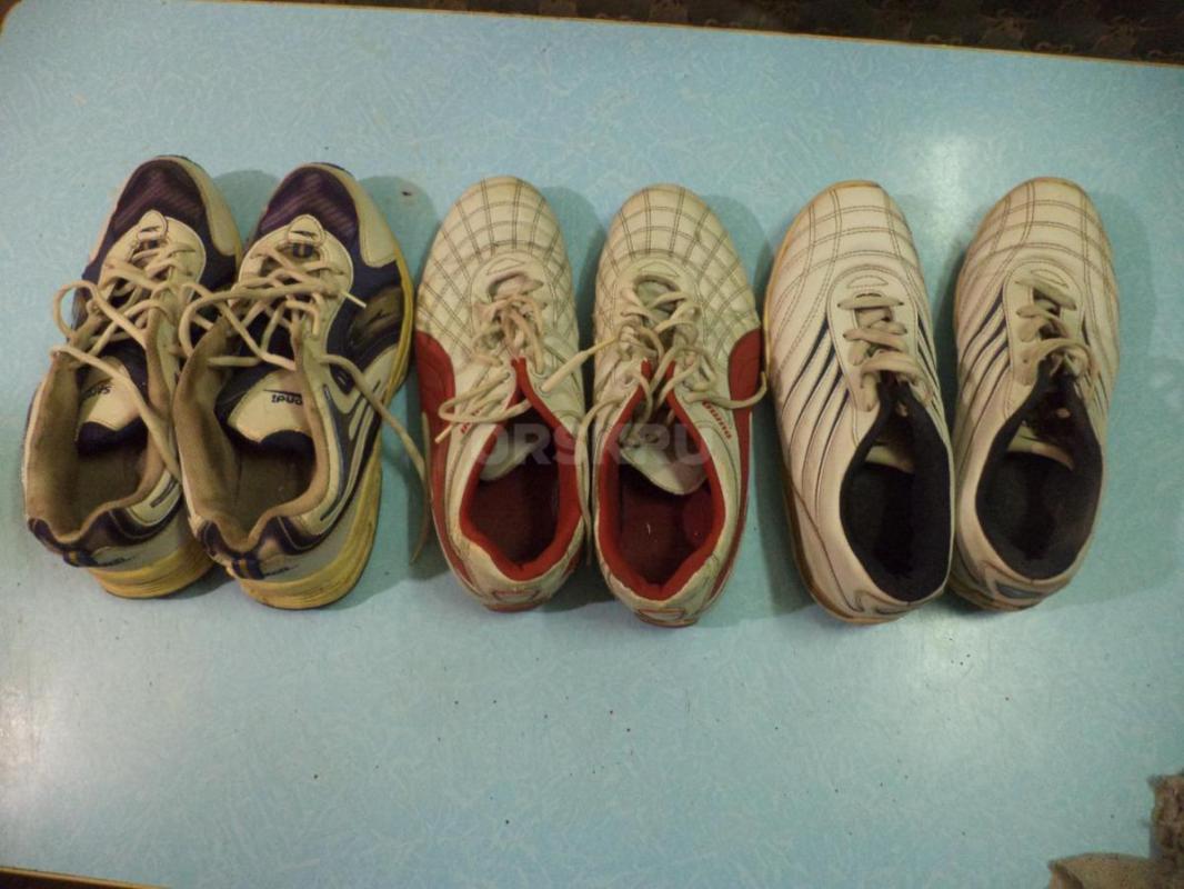 Кроссовки бу. три поры 40, 41р. - Орск