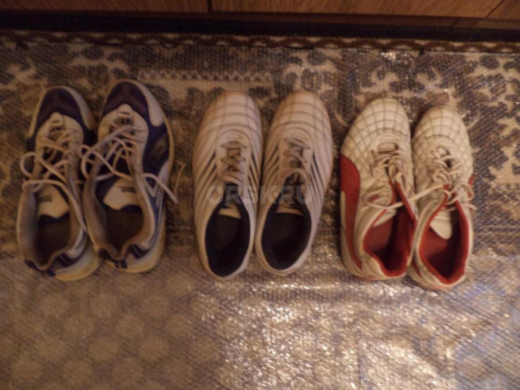 Кроссовки бу. три поры 40, 41р. - Орск