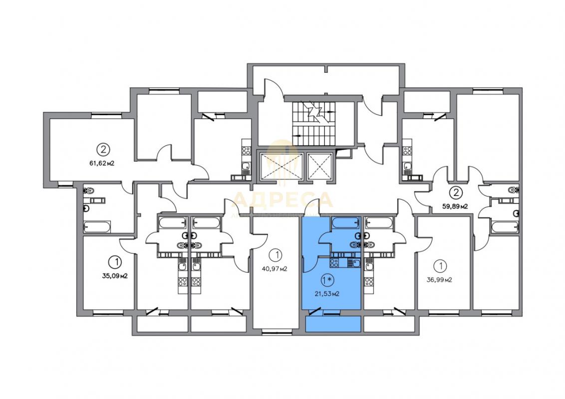 Предлагаем вашему вниманию квартиру-студию в престижном районе нашего города ЖК &laquo;Притяжени - Оренбург
