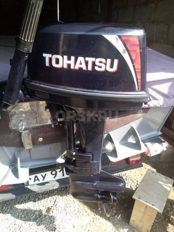 Продам японца Tohatsu 9.8 двигатель в отличном состоянии,установлена световая катушка (генератор)выд - Орск