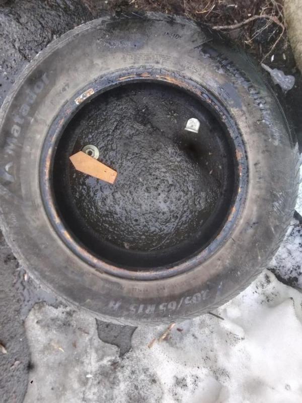 1летний баллон б. у р15(205-65)-500руб. - Орск