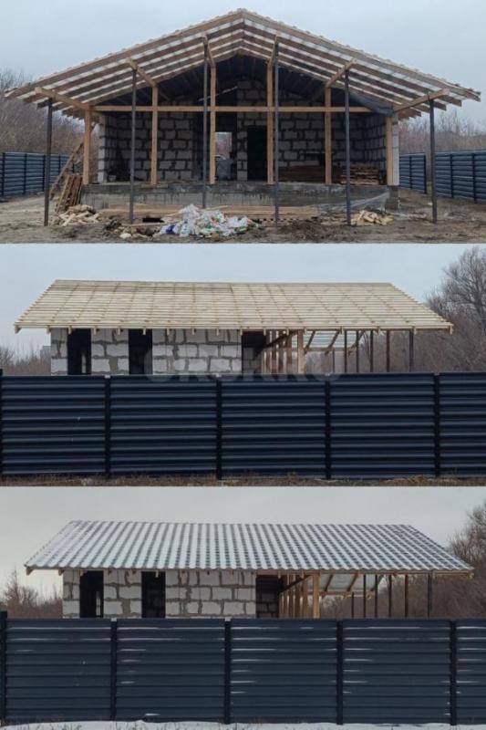 КРОВЕЛЬНЫЕ РАБОТЫ,  строительство крыш,  КРОВЛЯ , установка водостока и снегазадержателей, 
Заборы - Орск