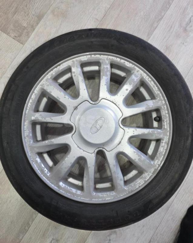 Колеса в сборе поставил и поехал – диски не гнутые, не вареные, ездил аккуратно, прокатывал три года - Орск