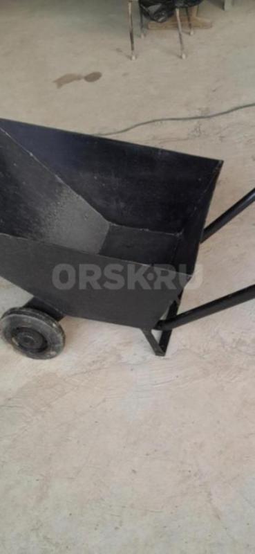 Продам новая, самодельная очень прочная строительная тачка, тележка сдвумя колёсами на подчипниках з - Орск