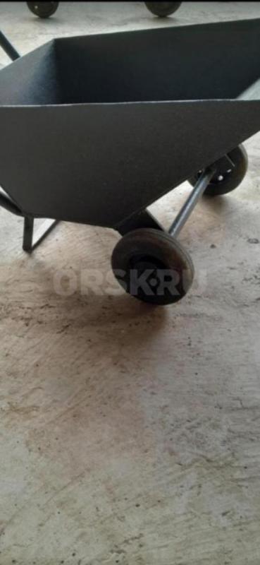 Продам новая, самодельная очень прочная строительная тачка, тележка сдвумя колёсами на подчипниках з - Орск