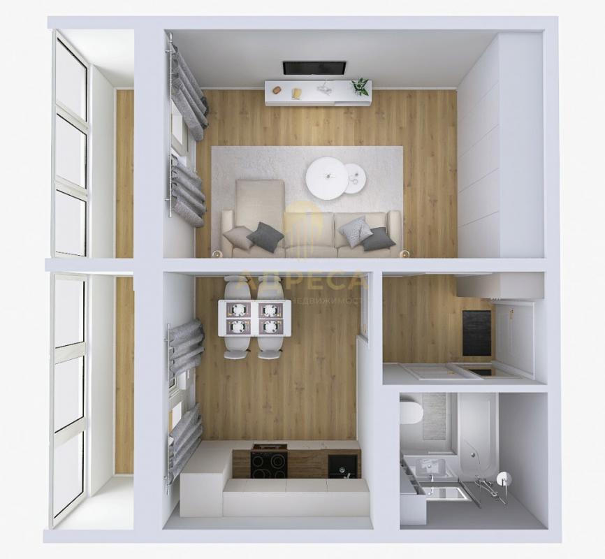 Предлагаем вашему вниманию 1 комнатную квартиру в престижном районе нашего города ЖК &laquo;Побе - Оренбург