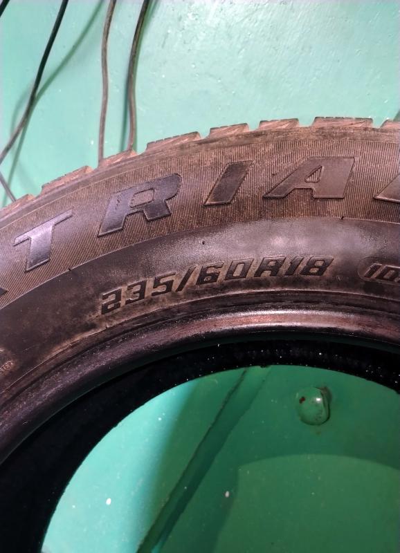 Продам комплект зимней резины Triangle TR777 Snow Lion 235/60/r18 - Новотроицк