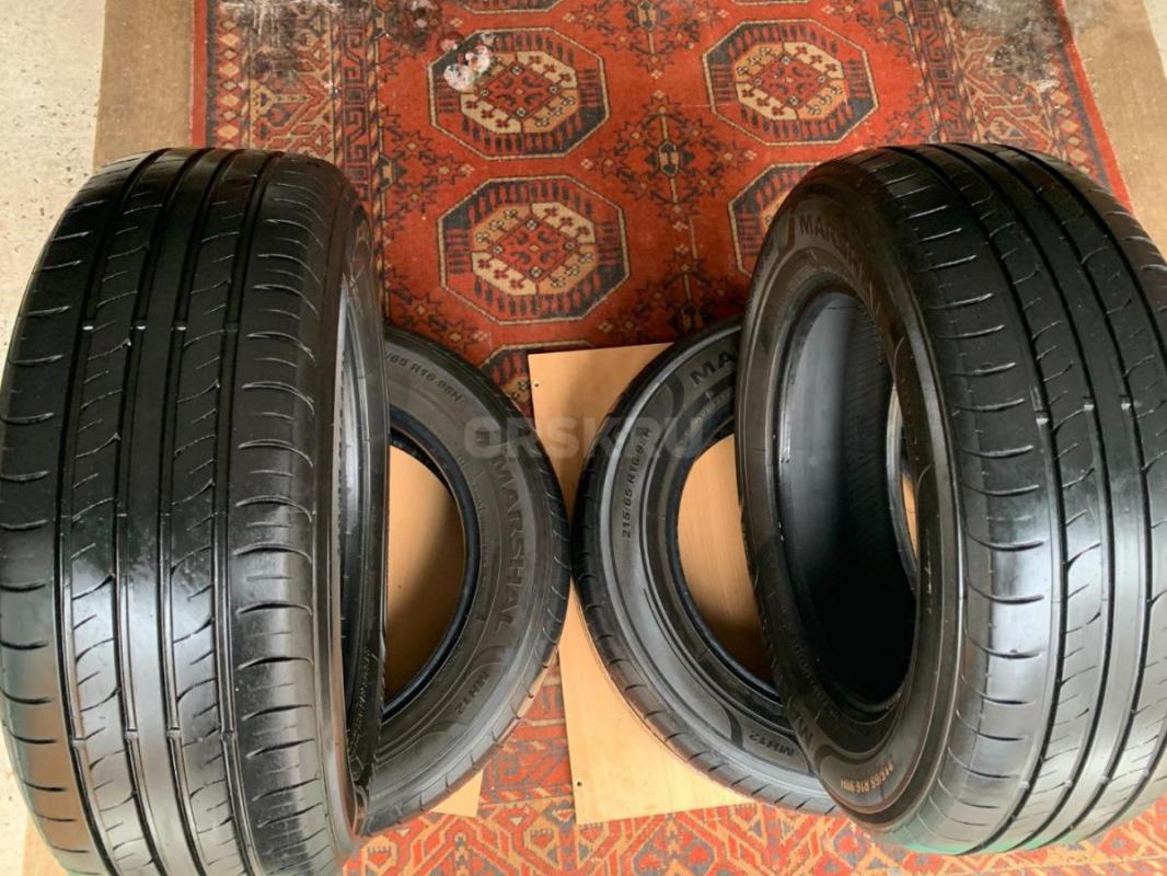 Продам комплект летних импортных шин Маршал в идеальном состоянии. - Орск