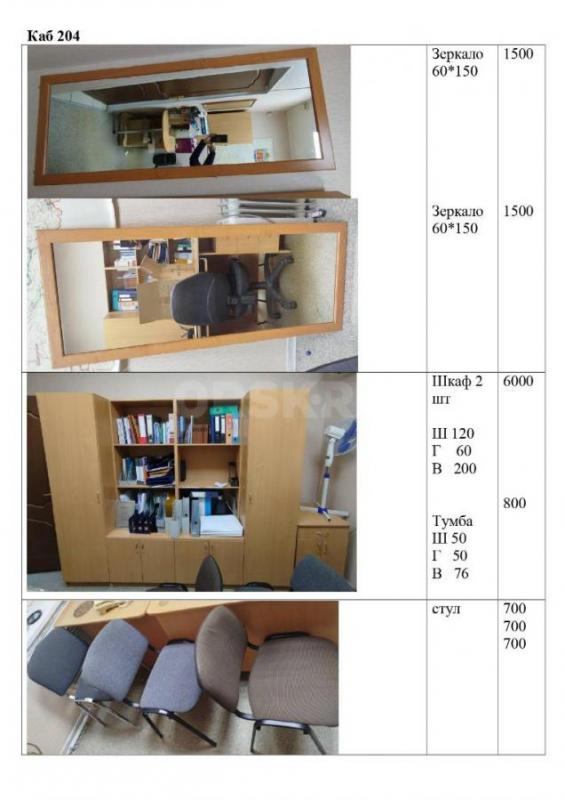 Реализуем б/у мебель: компьютерные столы, шкафы, стеллажи, тумбы, зеркала, сейфы. - Орск