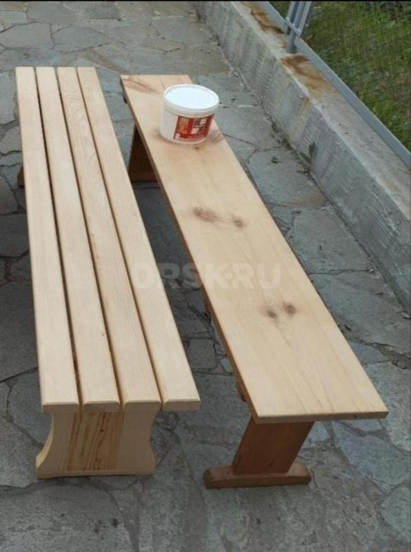 Продам лавки из массива сосны для дома,бани,дачи,сада,террасы и т. - Орск