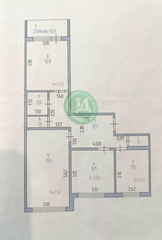 Шикарная 3-комнатная квартира, идеальное предложение на рынке города Орска! - Орск